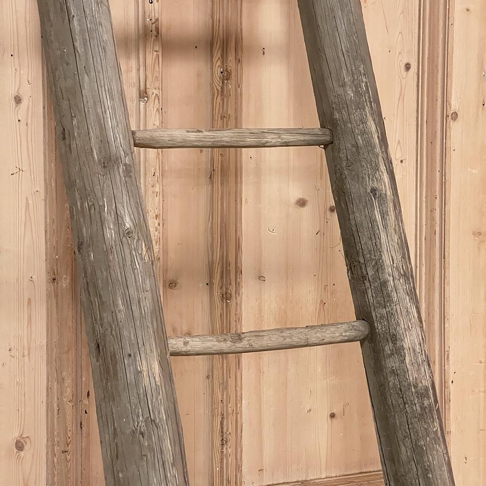 Rustic Antique Swedish Step Ladder For Sale 2