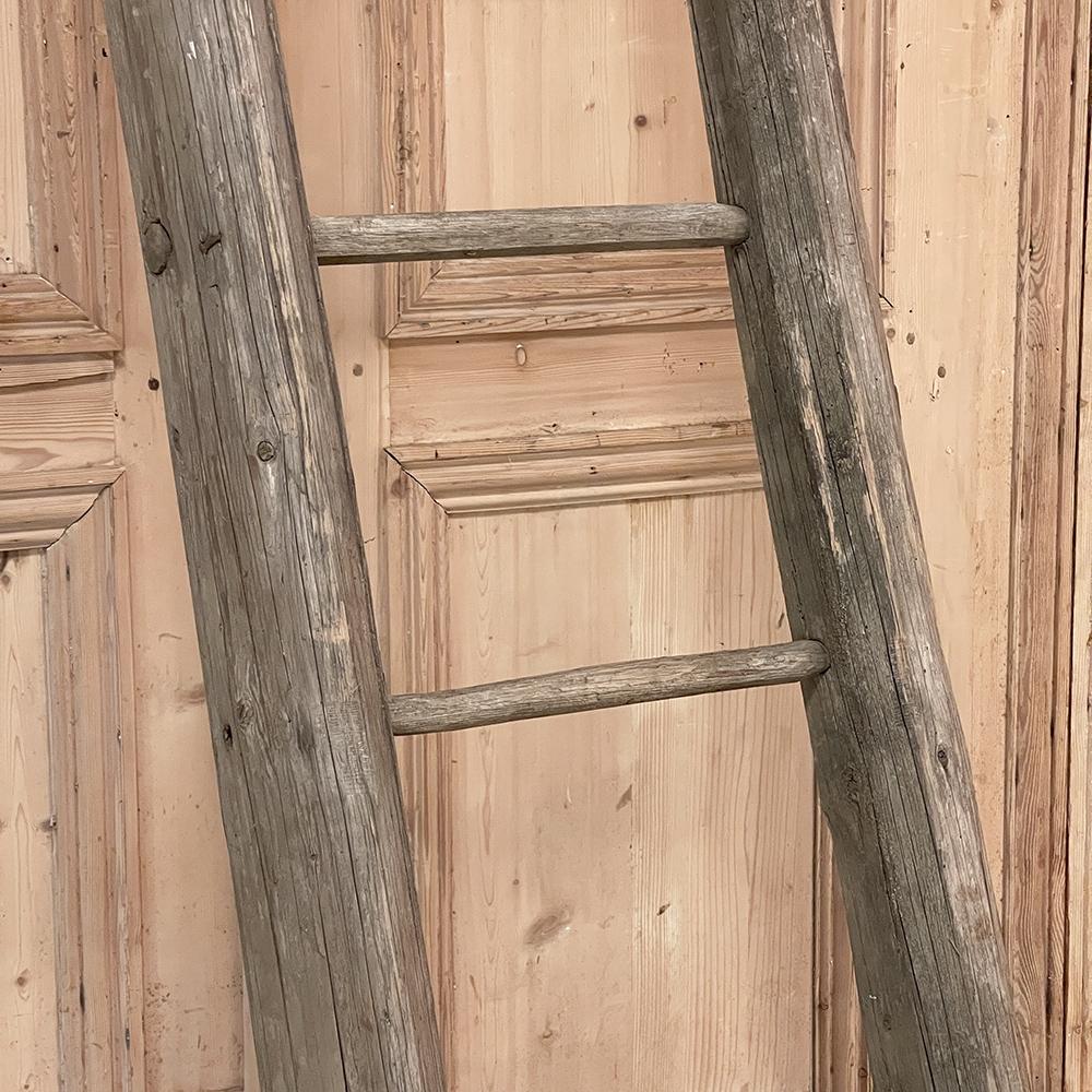 Rustic Antique Swedish Step Ladder For Sale 3