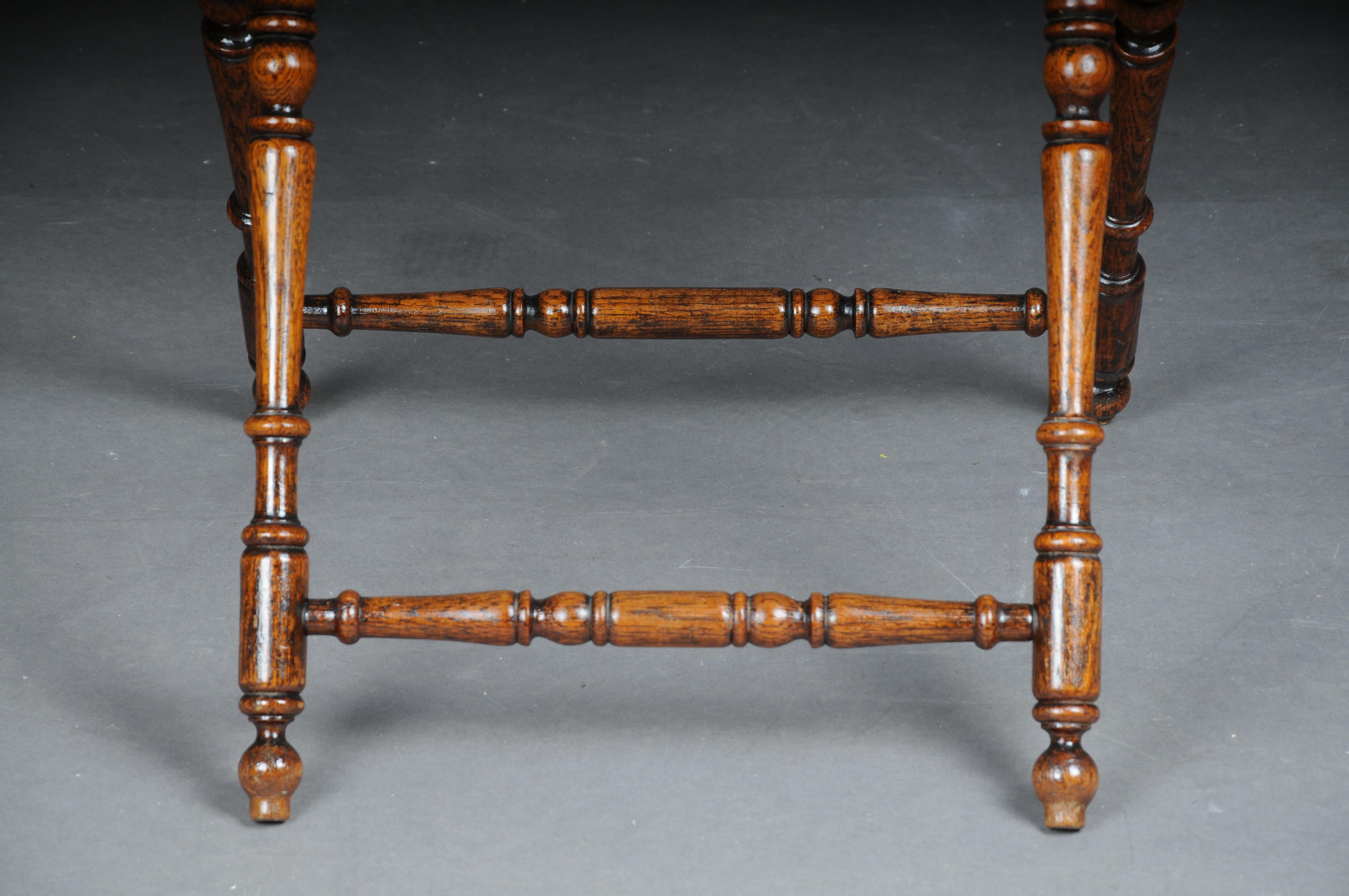 Rustic Antique Tray Table, Oak, Germany For Sale 1