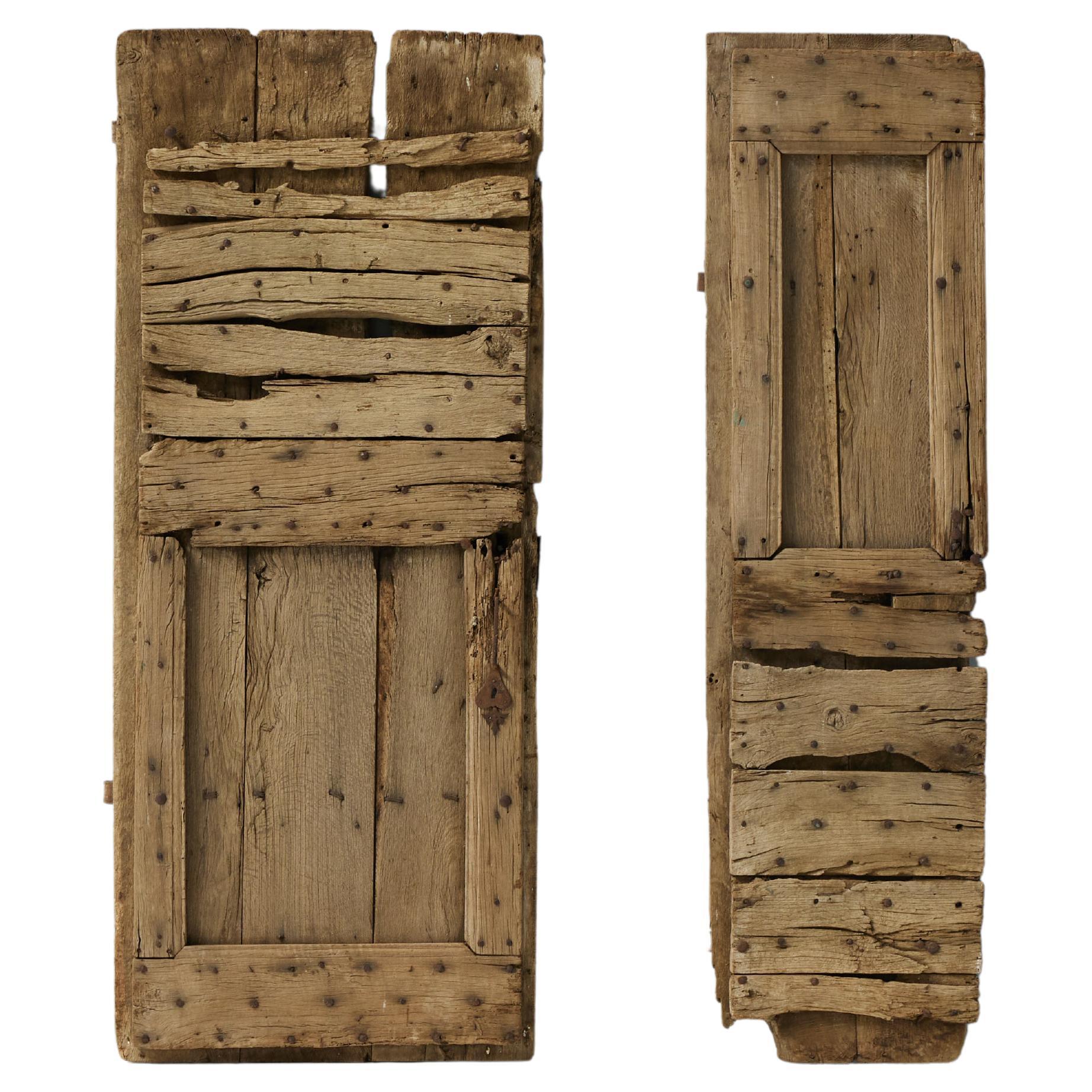 Rustic Art Populaire Doors, France, 18th Century For Sale