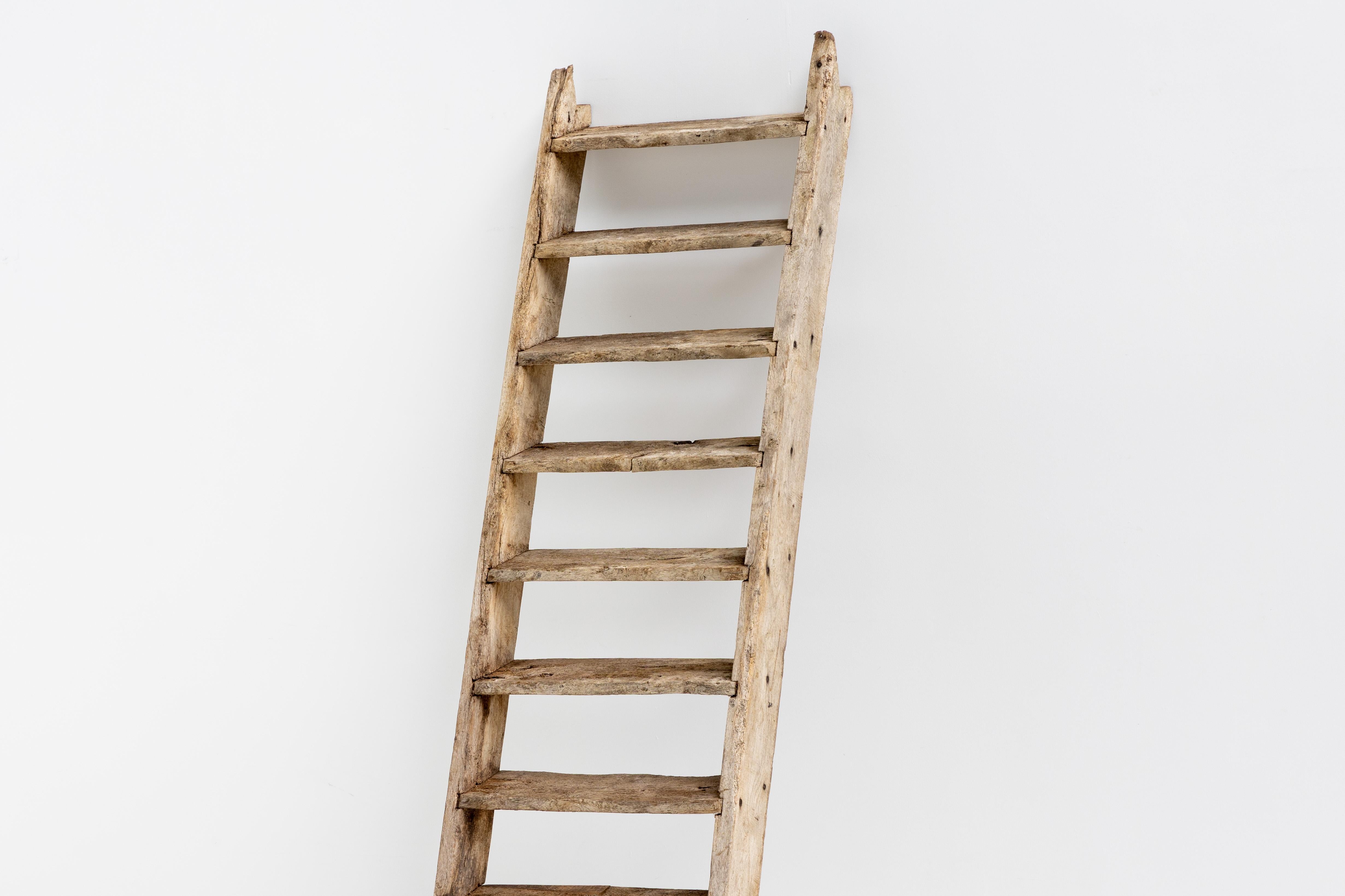 Rustic; Art Populaire; France; Early 20th Century; Monoxylite; Wabi Sabi; Travail Populaire; Folk Art;

Rustic French ladder adorned with a fascinating patina. This unique piece embodies the essence of French craftsmanship, evoking a bygone era of