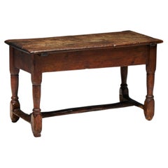 Rustic Art Populaire Writing Table, France, Early 20th Century