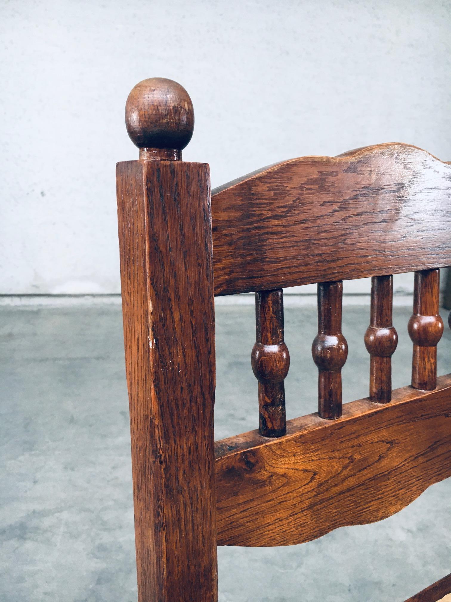 Rustic Bar Stool Set in the Style of Charles Dudouyt, Romania 1960s 7