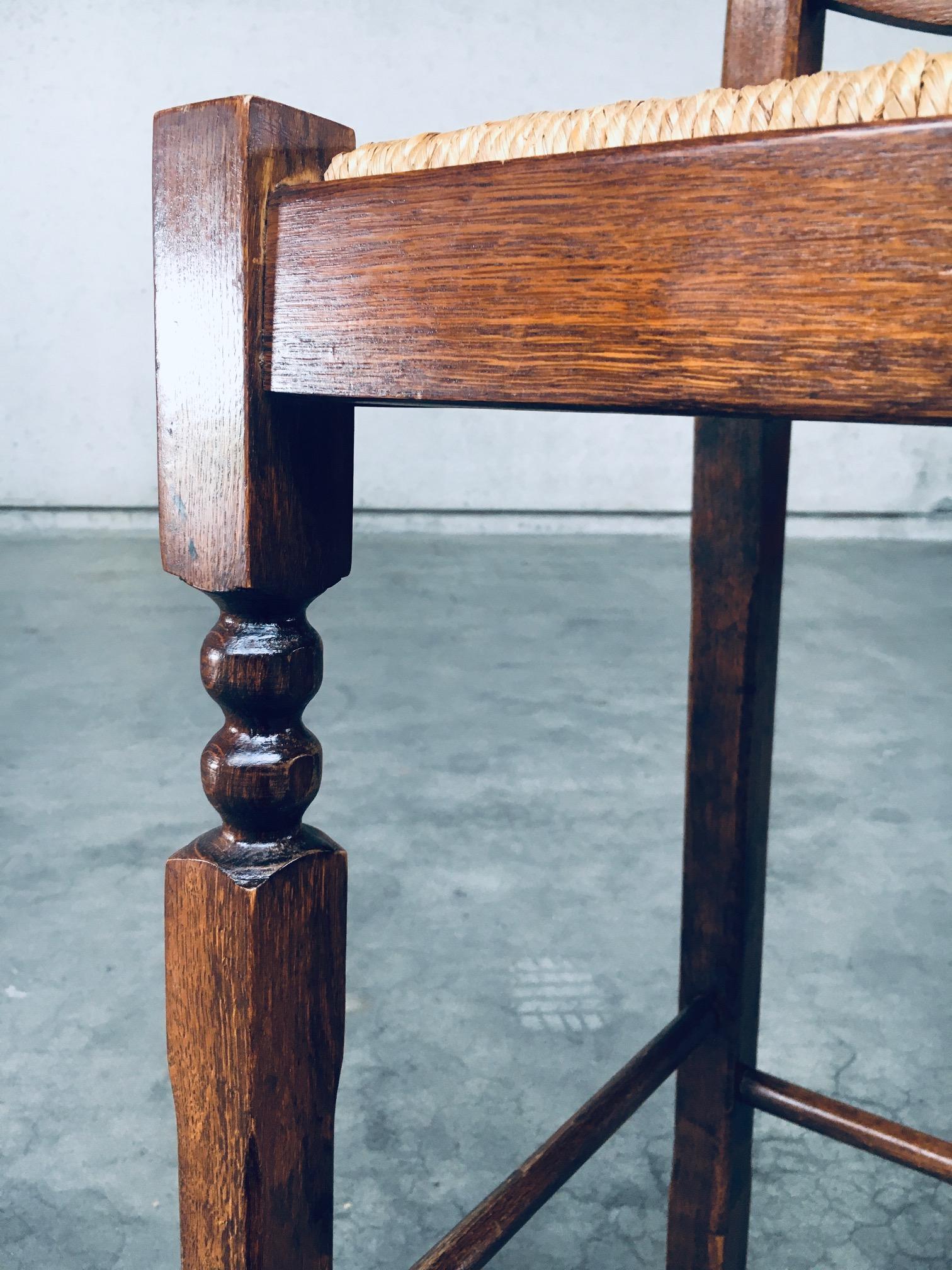 Rustic Bar Stool Set in the Style of Charles Dudouyt, Romania 1960s 8