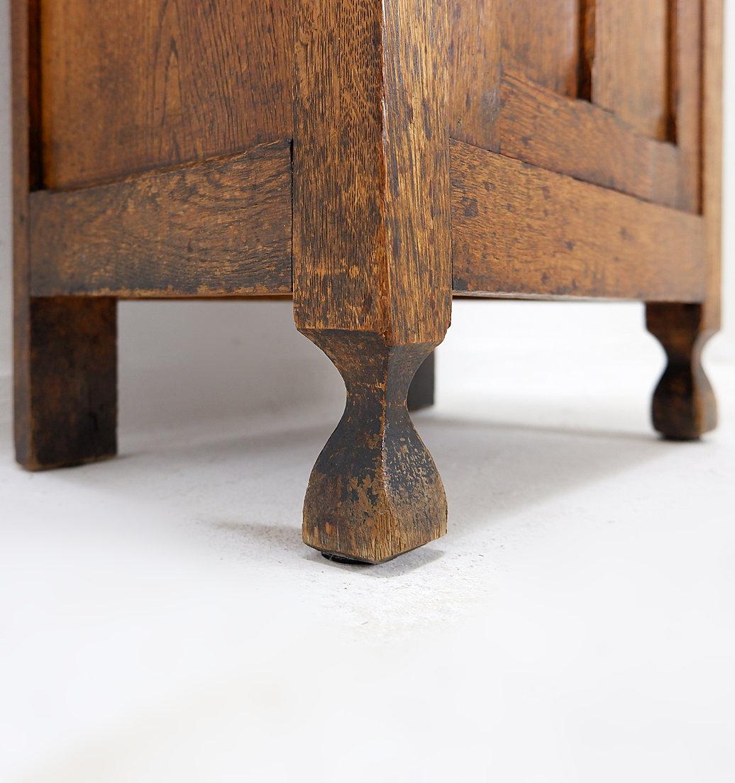 Rustic Bedside cabinet / Small Storage Cupboard - 20thC For Sale 10