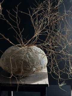 Rustic Beige Ceramic Vase – Handcrafted Pottery with Textured Natural Finish