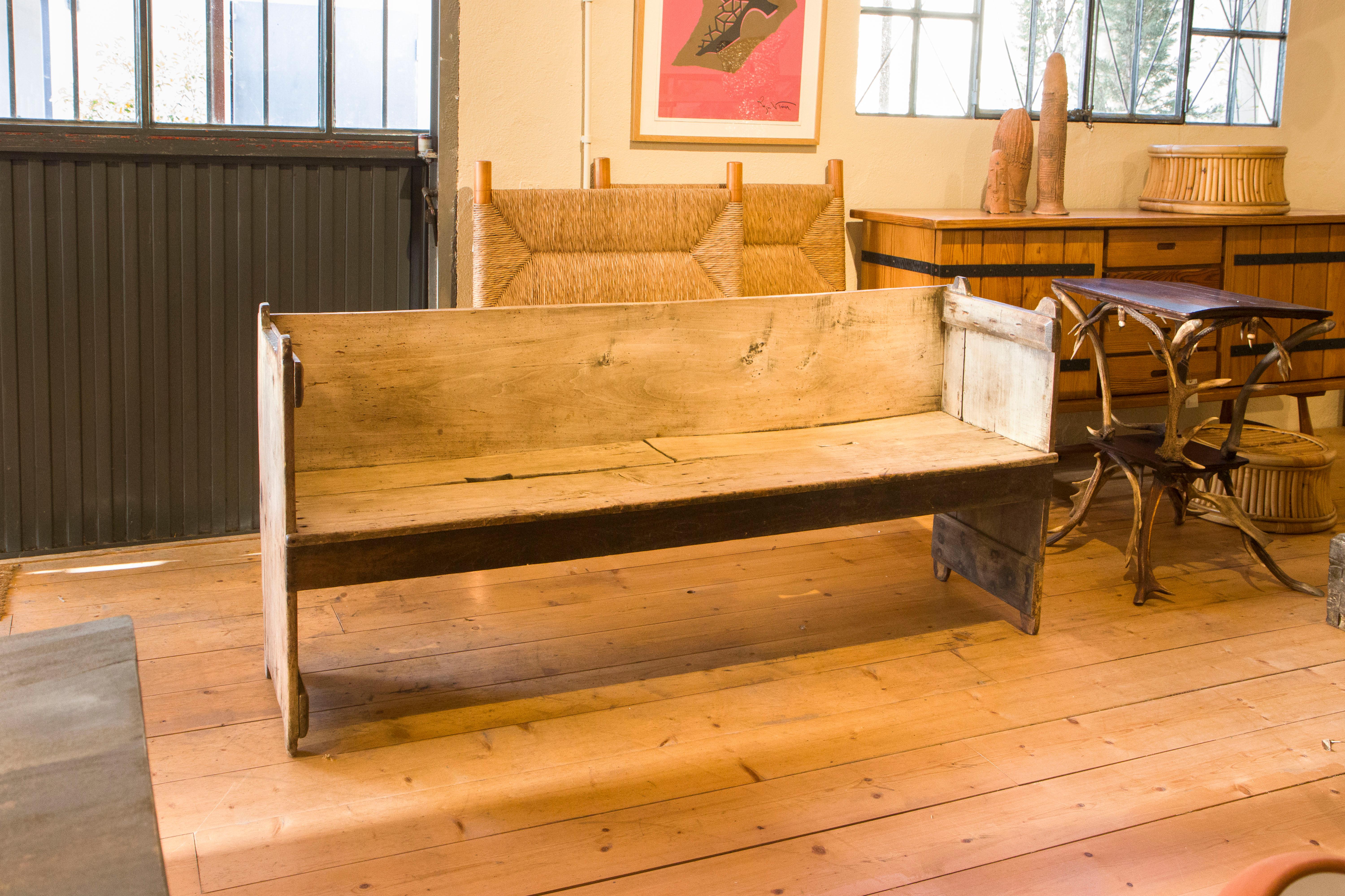 Rustic Bench, 19th Century, Spain For Sale 5