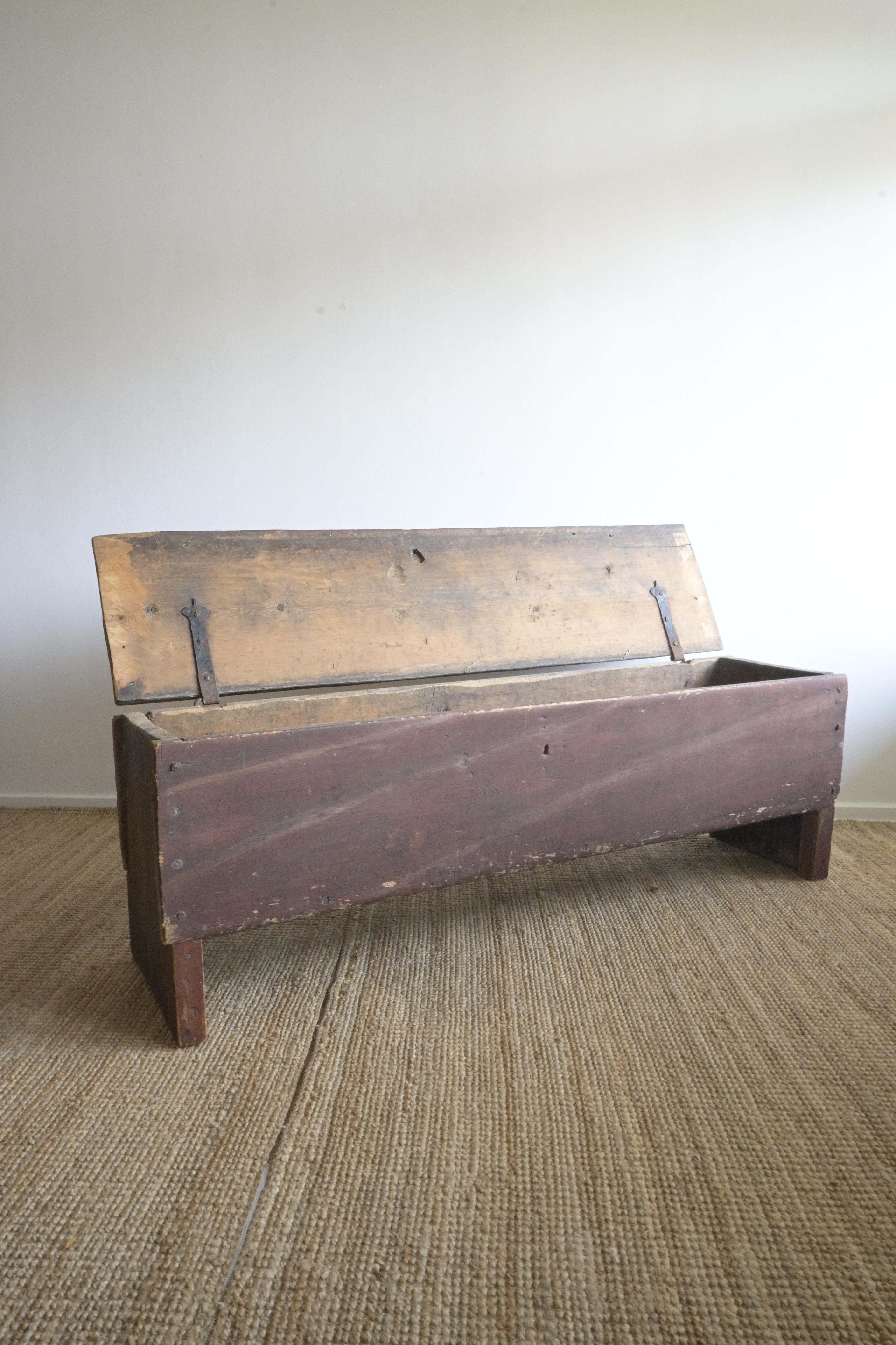Scandinavian Modern  Rustic Bench 'Fållbänk' circa 1780 For Sale