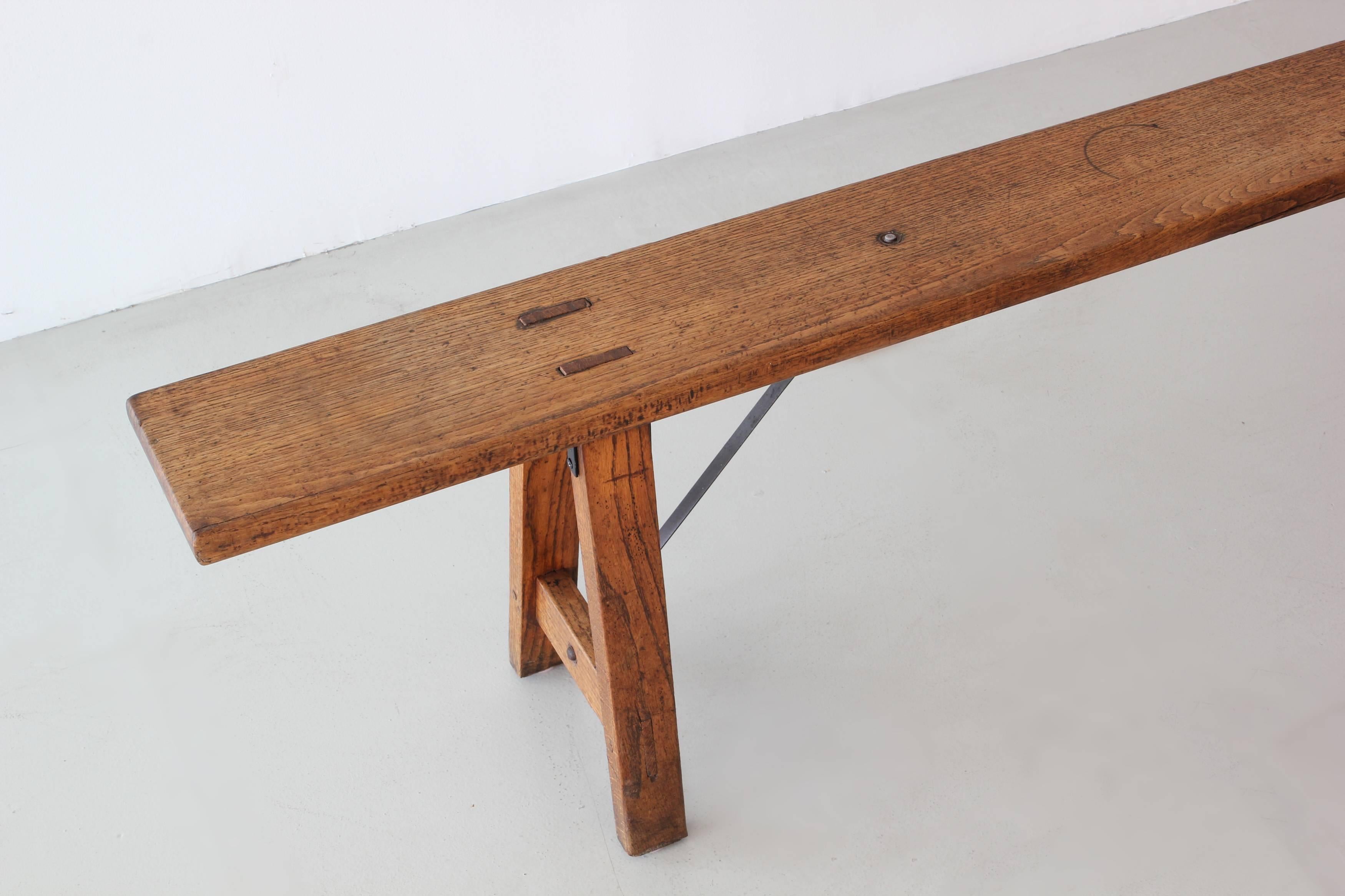 Mid-20th Century Rustic Bench