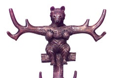 Rustic Black Forest Style '20th Century' Hatrack/Umbrella Stand