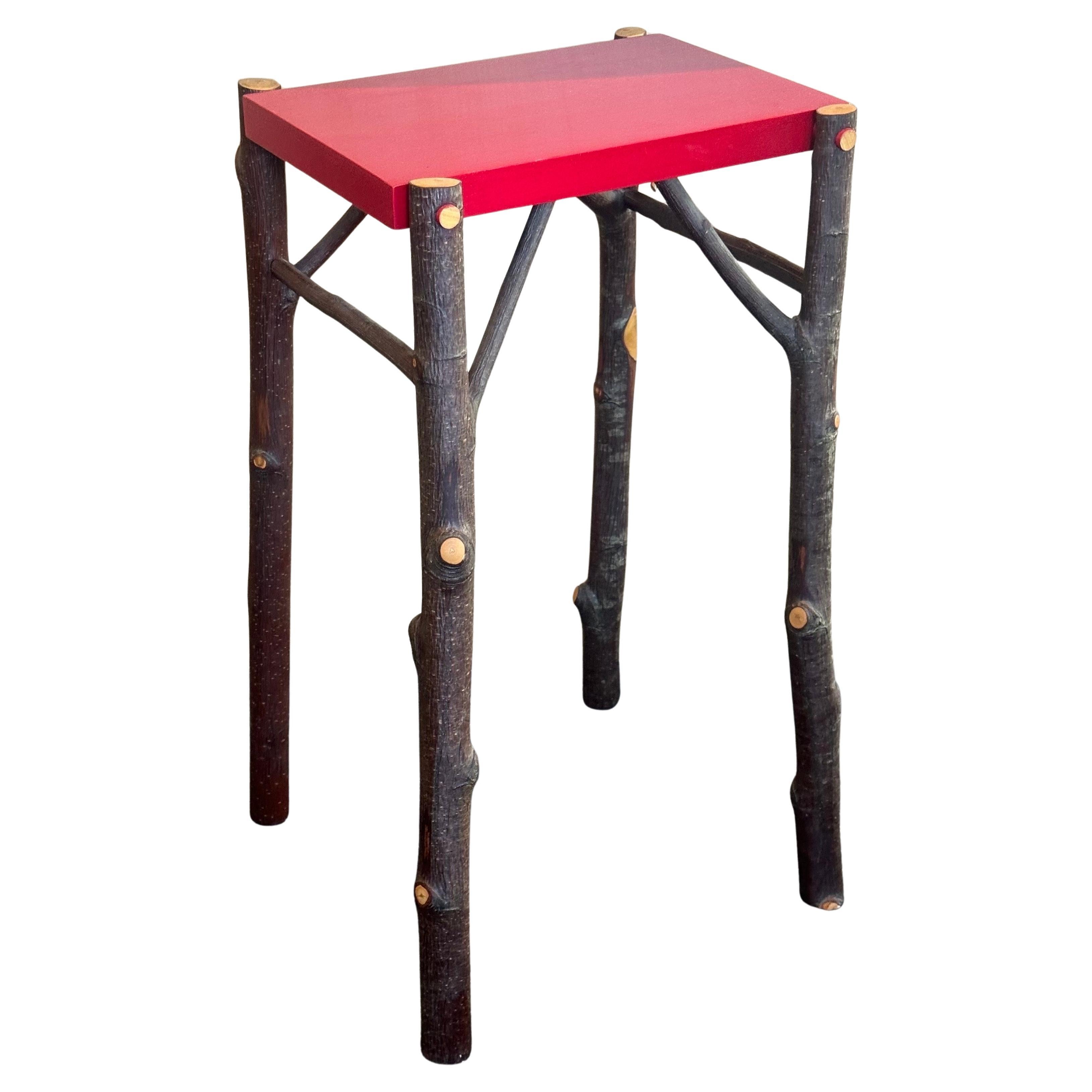 Rustic Branch and Twig Console Table by Jim Deardorff For Sale