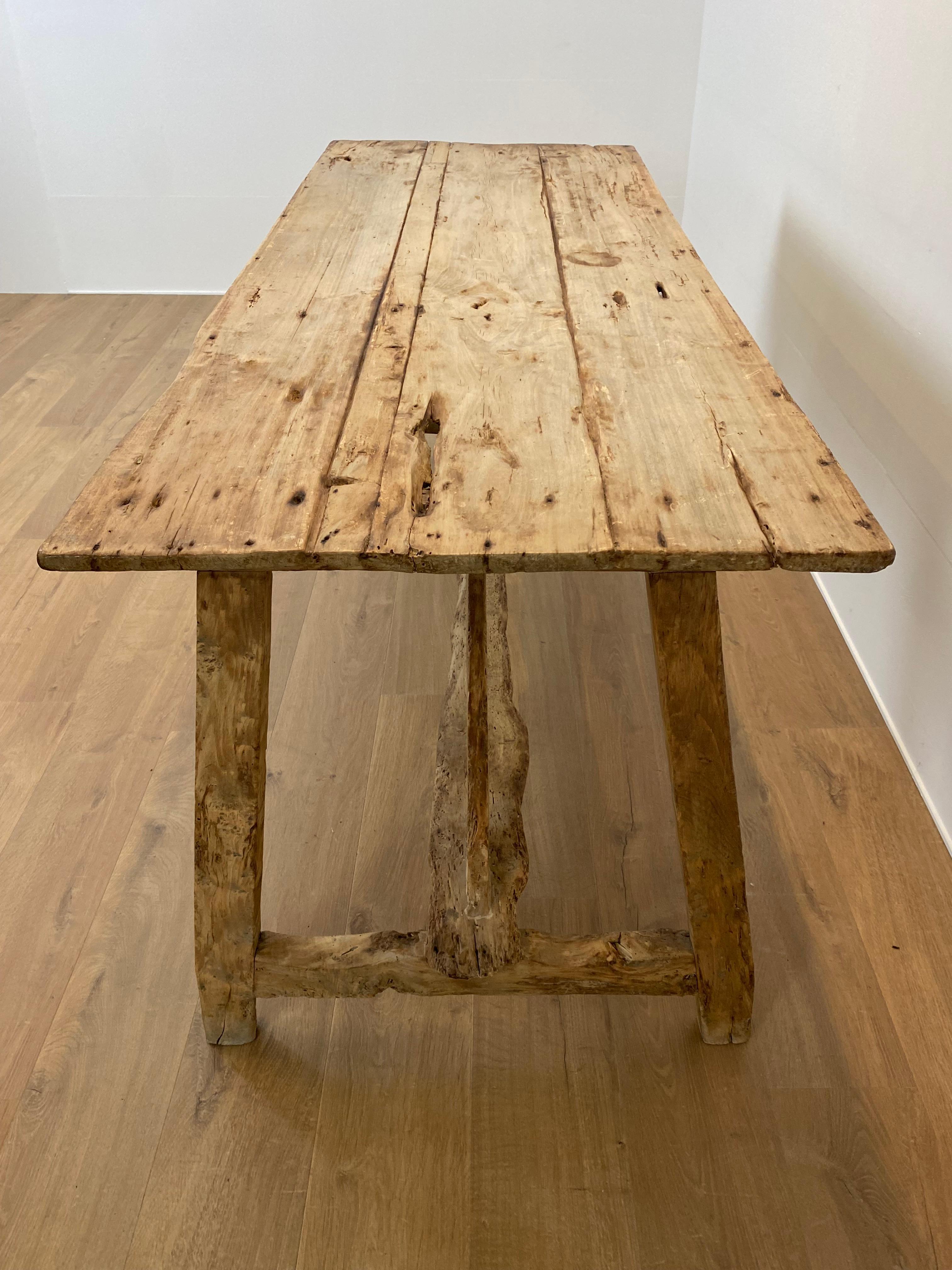 Rustic, Brutalist and Antique Spanish Table 1