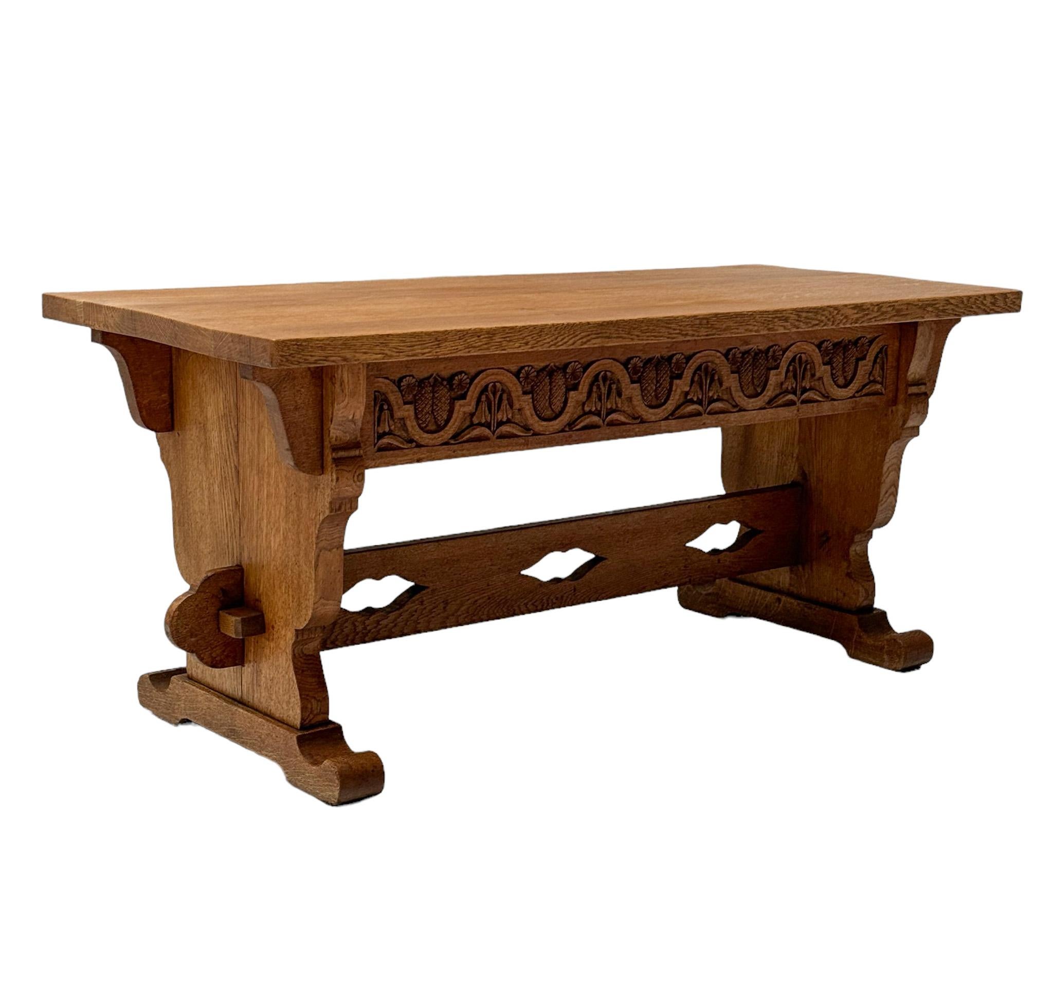 Dutch Rustic Brutalist Coffee Table by Anton Fortuin, 1944 For Sale