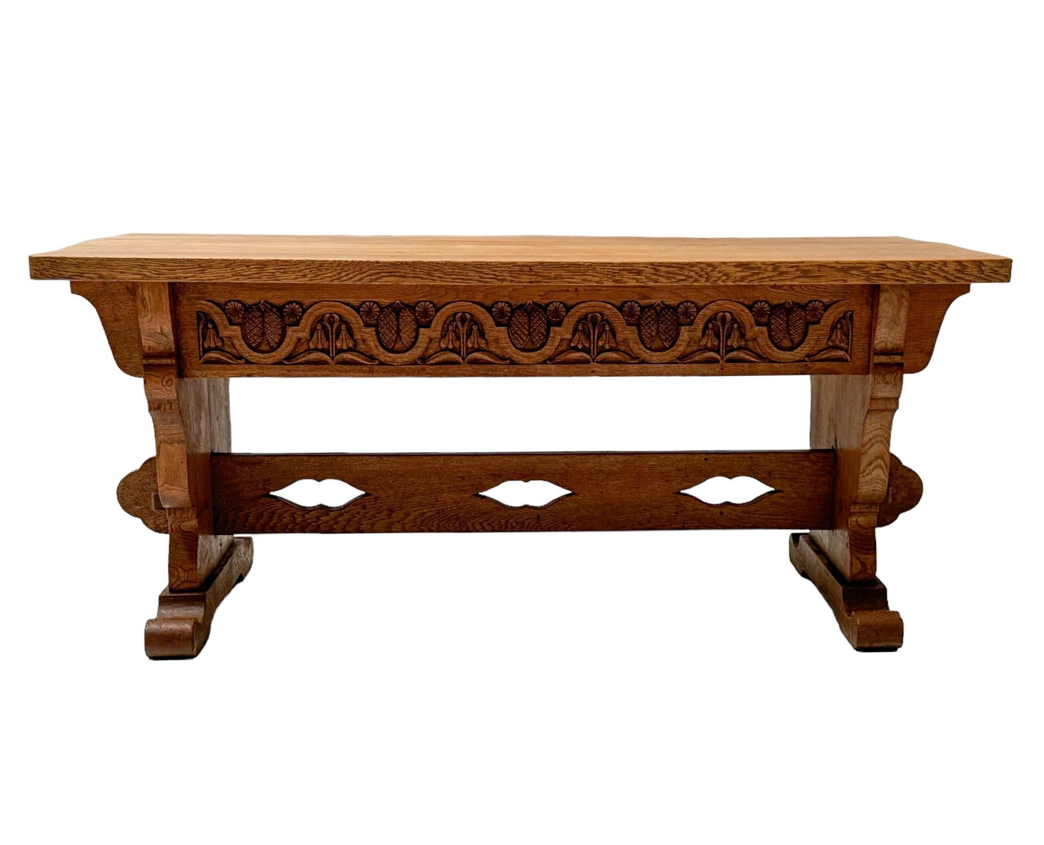 Rustic Brutalist Coffee Table by Anton Fortuin, 1944 In Good Condition For Sale In Amsterdam, NL
