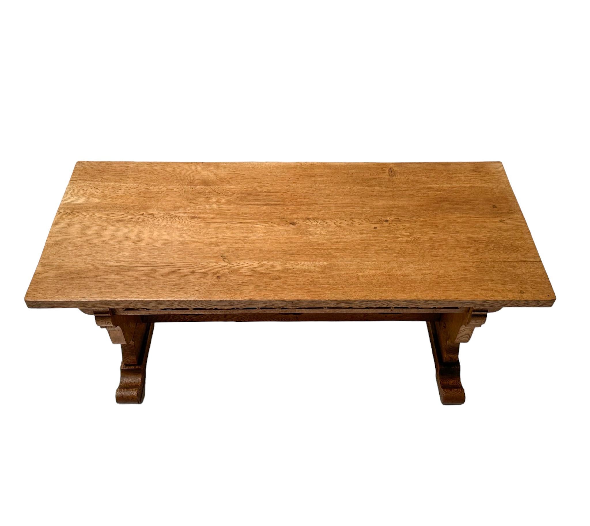 Mid-20th Century Rustic Brutalist Coffee Table by Anton Fortuin, 1944 For Sale