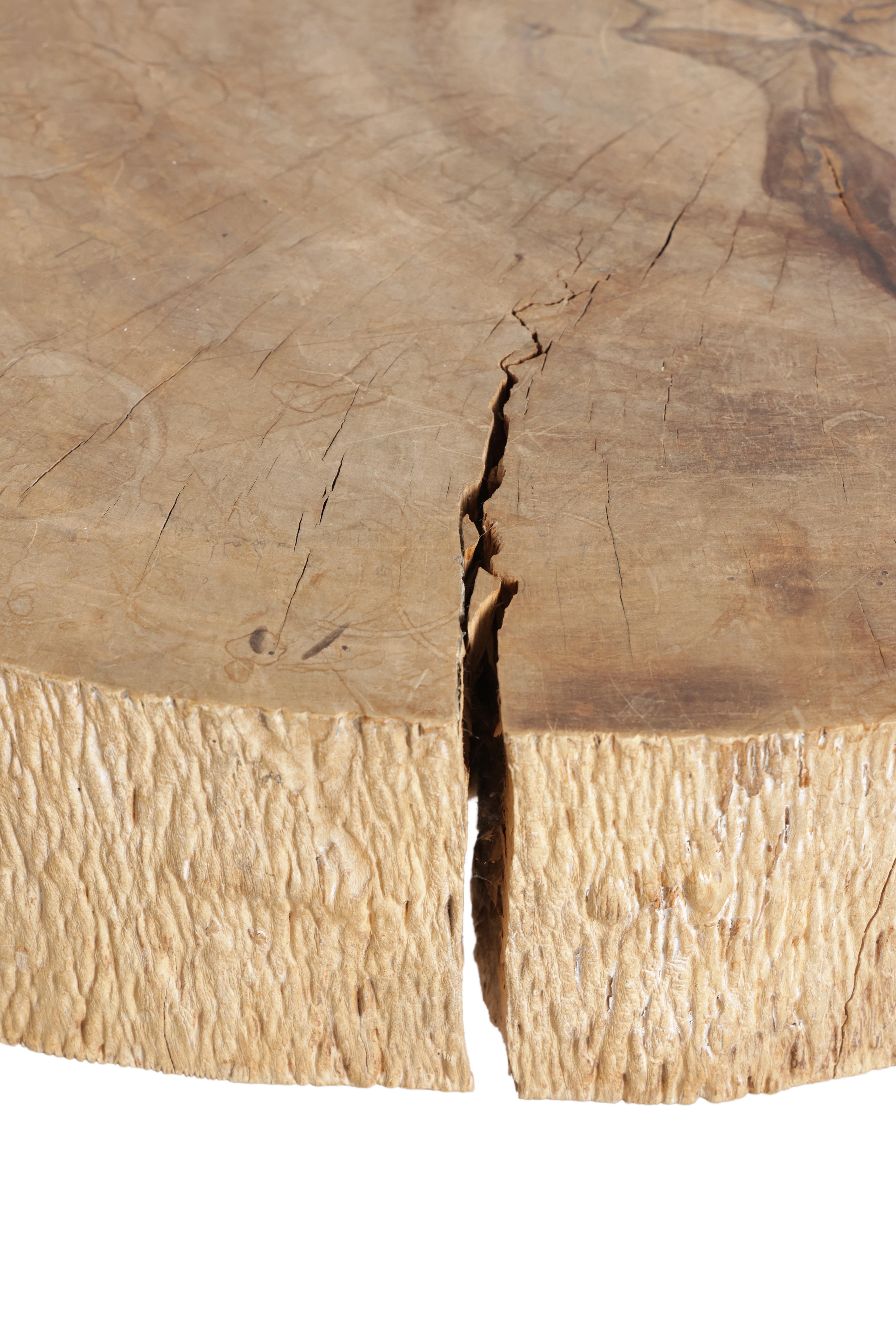 French Rustic Brutalist coffee table