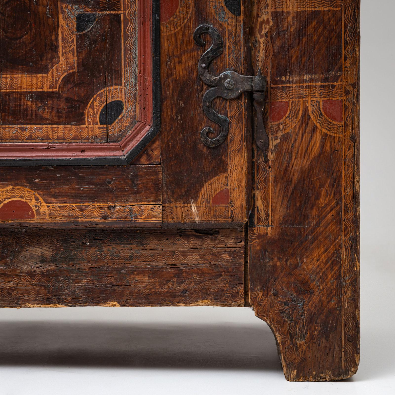 Gabinetto rustico, regione alpina, datato 1771 In condizioni buone in vendita a Greding, DE