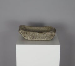 Rustic Carved Stone Bowl