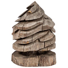 Rustic Carving Made from Tree Trunk