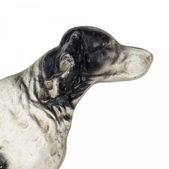 Rustic Cast Iron Dog Doorstop