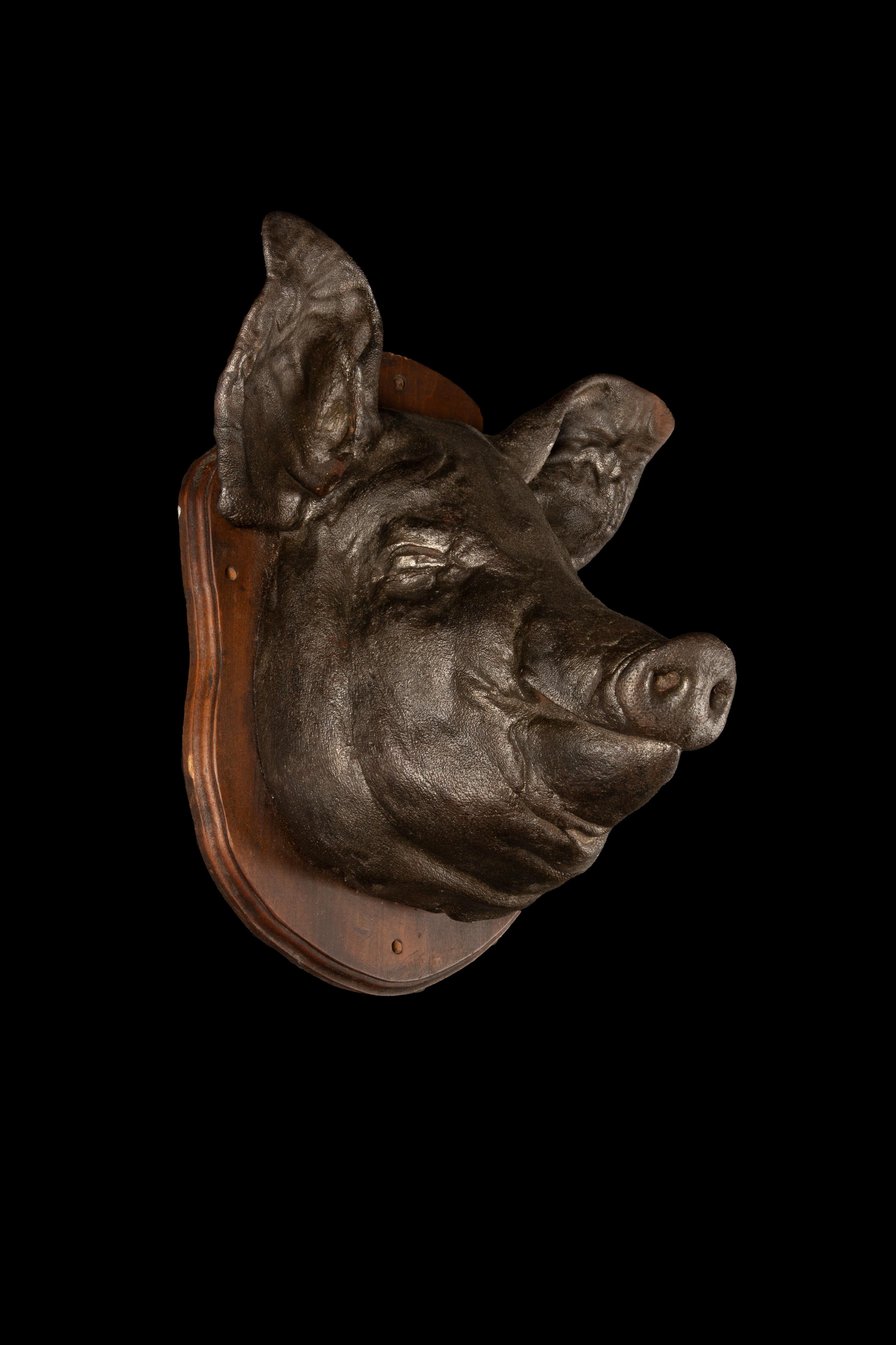 cast iron pig head mold