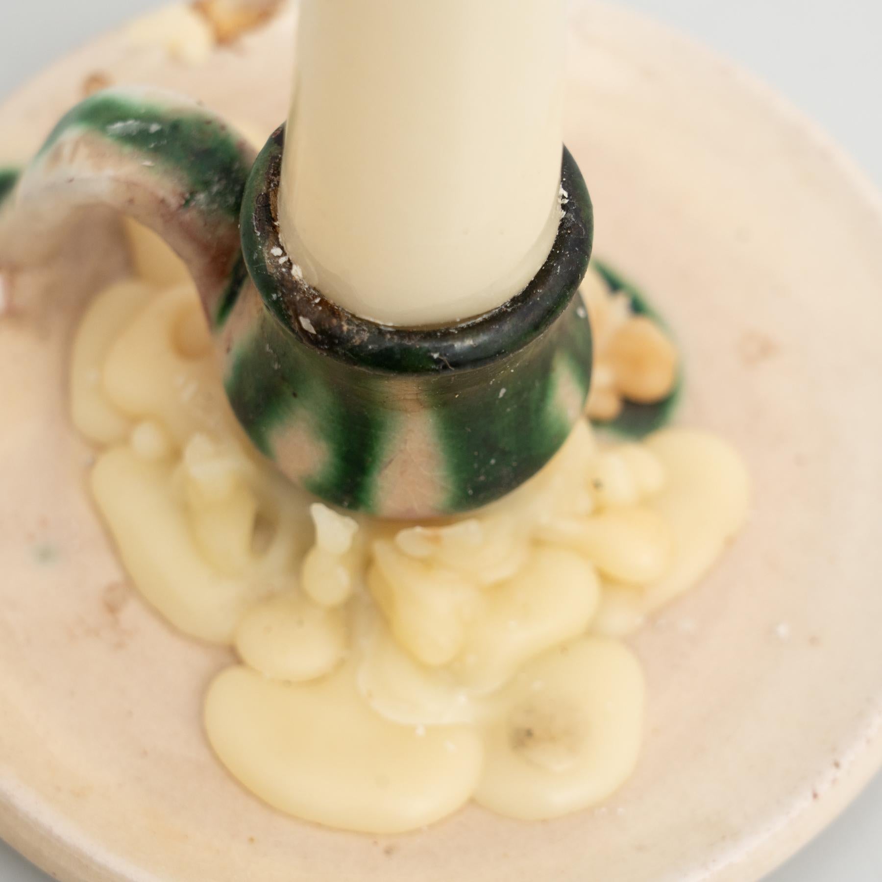 Portacandele rustico in ceramica, 1960 circa In condizioni buone in vendita a Barcelona, ES