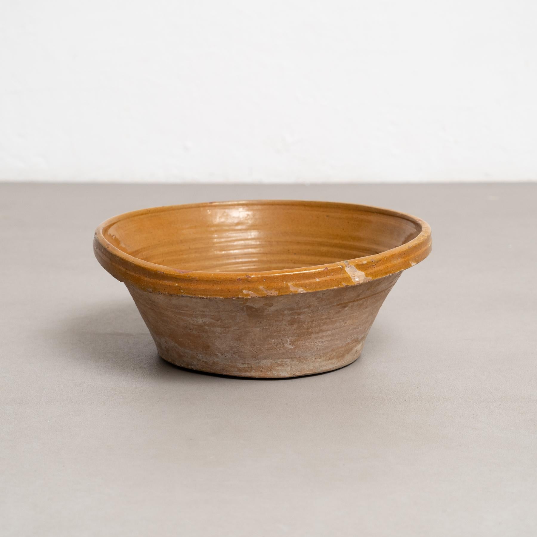 Espagnol Vase rustique en céramique - Début du 20e siècle, Circa 1940 en vente