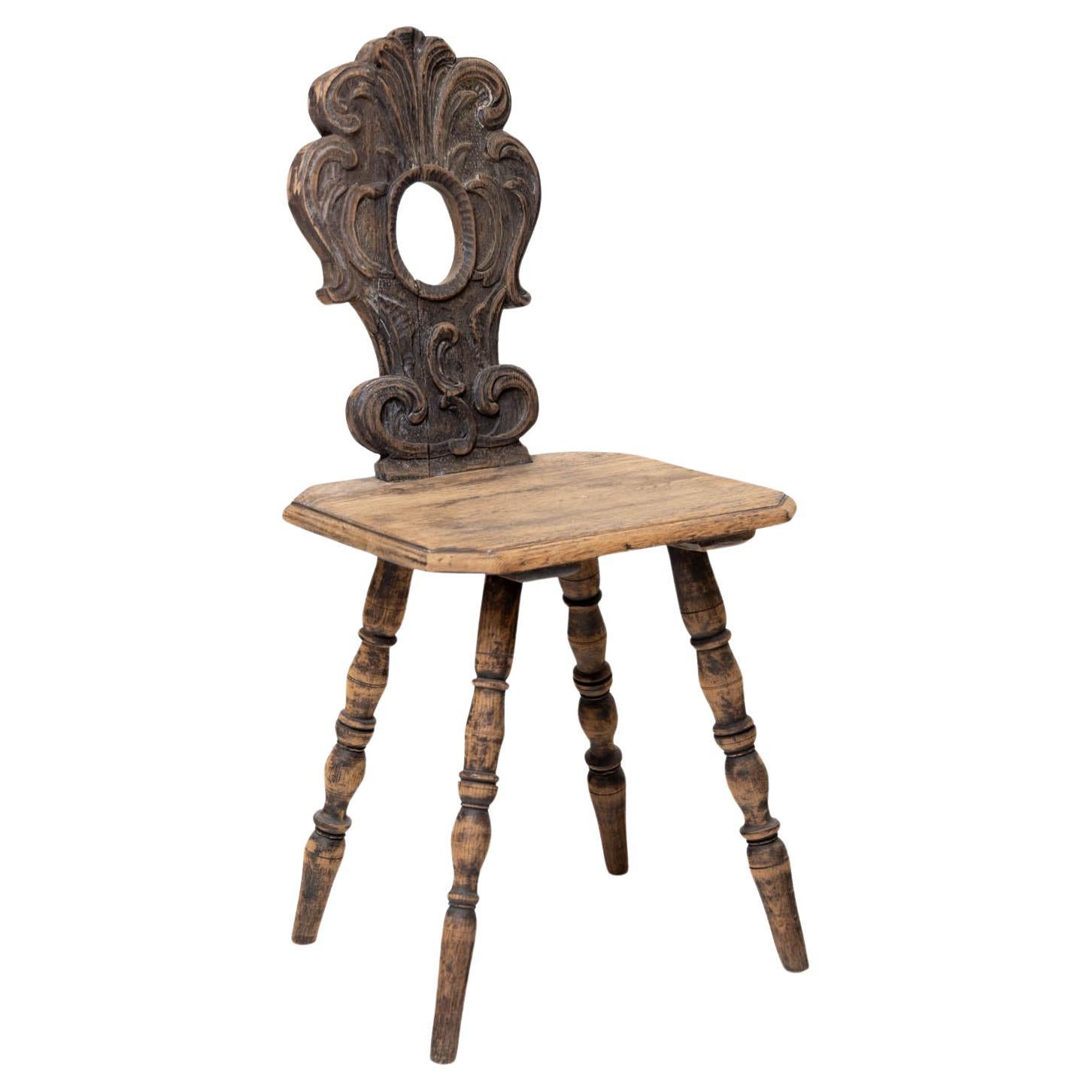 Rustic chair, 18th/19th Century For Sale