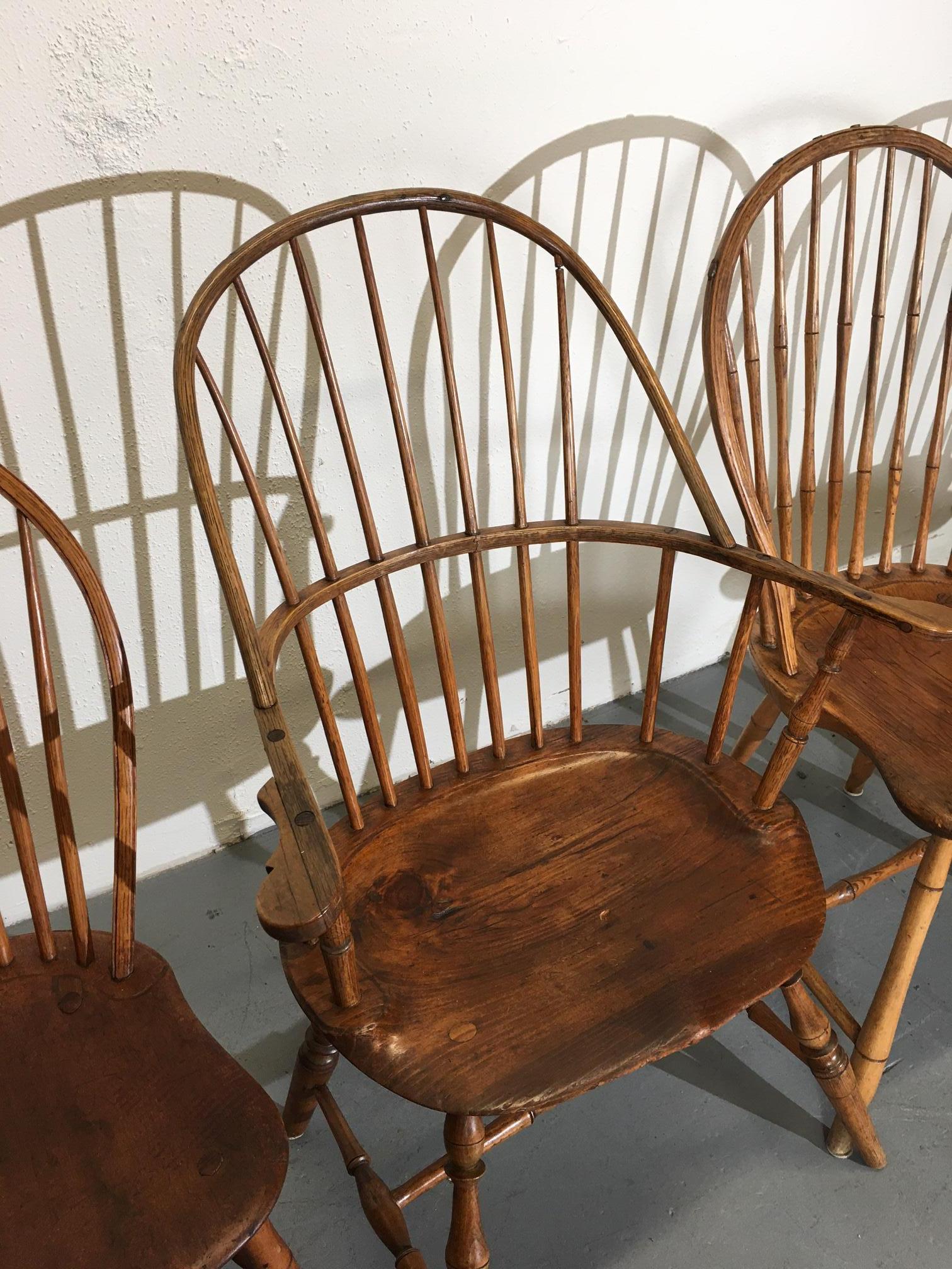 American Rustic Chairs Set of 4 For Sale