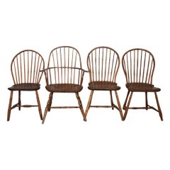 Rustikaler 4er-Set Stühle