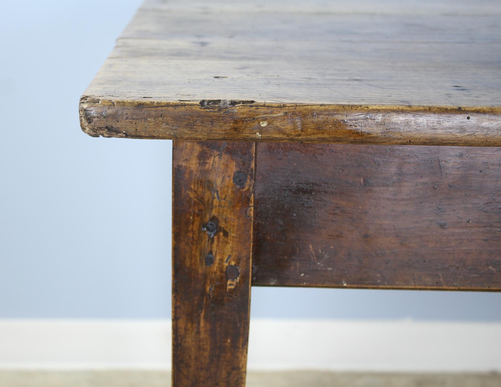 19th Century Rustic Cherry Dining Table