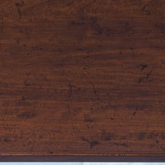Rustic Cherry Farm Table Thick Legs and Top Seats Six