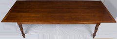 Rustic Cherry Long Large Farm Dining Kitchen Table