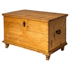 Cassapanca rustica, Germania meridionale/Francia, abete, metà del XIX secolo