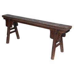 Rustic Chinese Bench, 20th Century