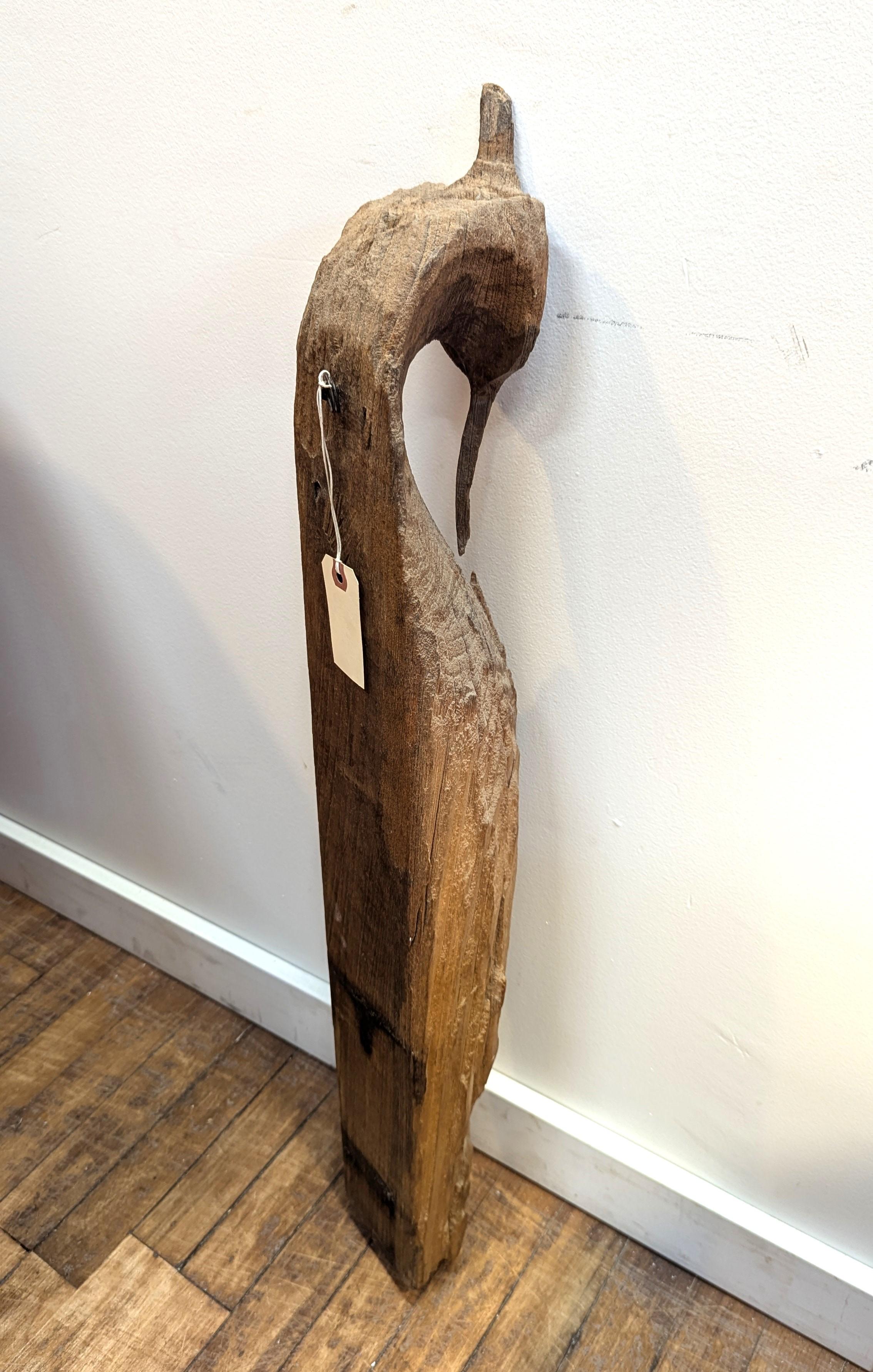 Wood Rustic Chofa Sculpture For Sale