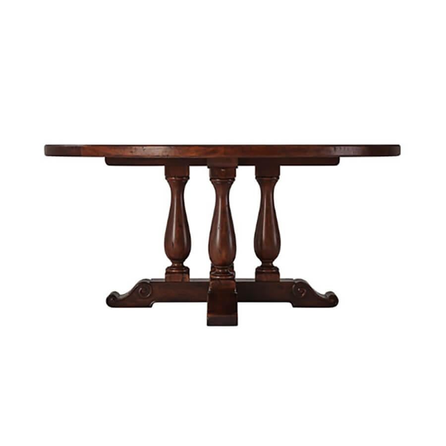 Renaissance Rustic Circular Dining Table