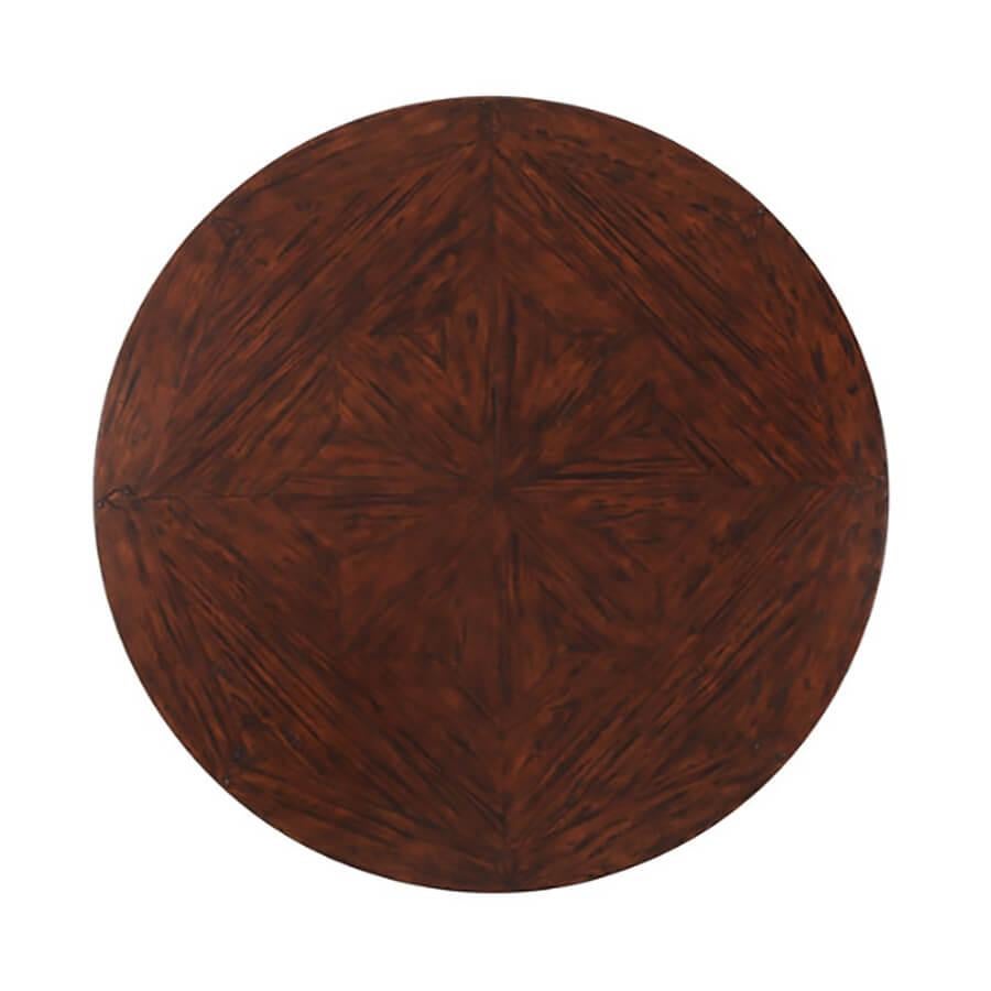English Rustic Circular Dining Table