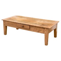Rustic Cocktail Table Made From Antique Walnut