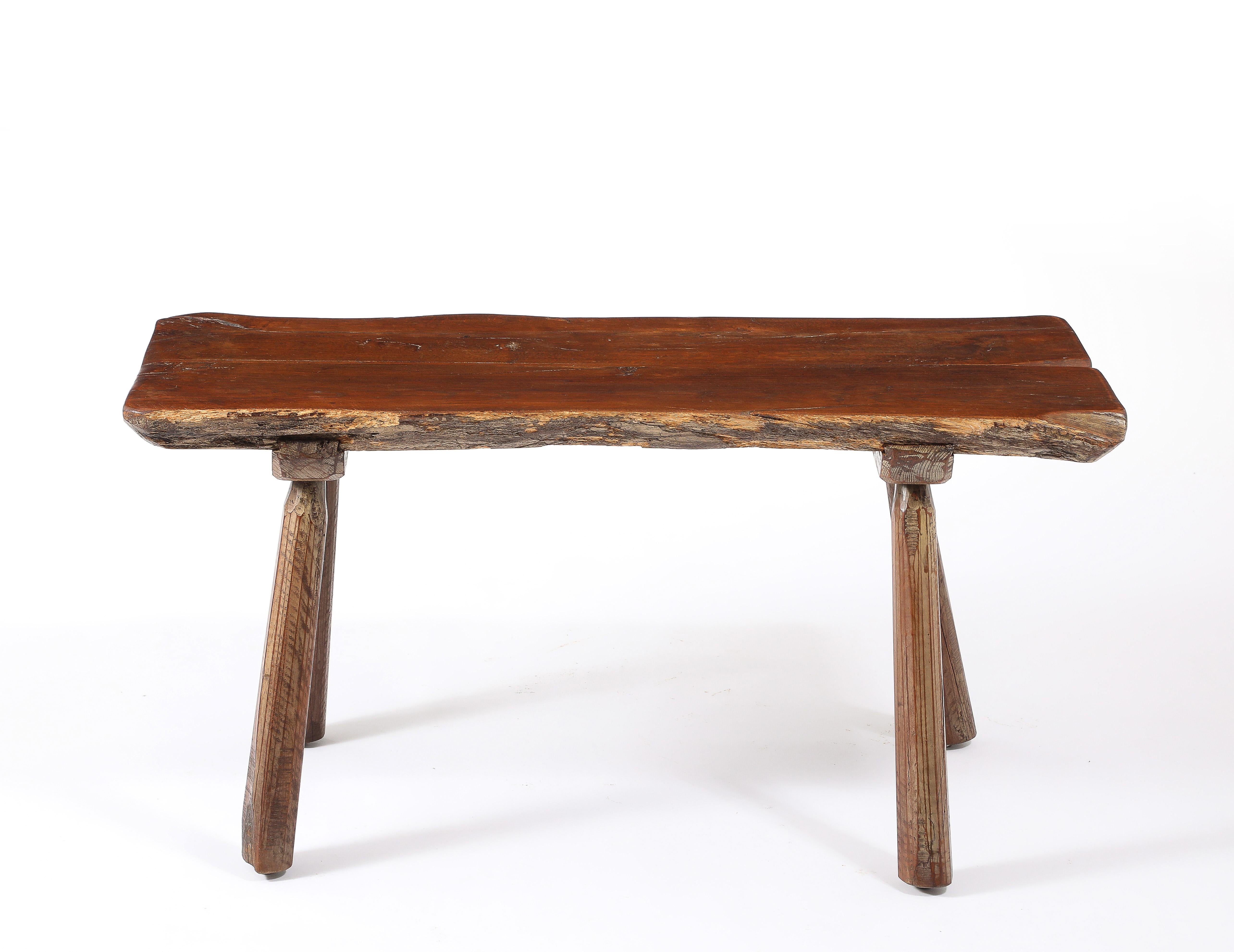 Table basse rustique, France, années 1950 en vente 4