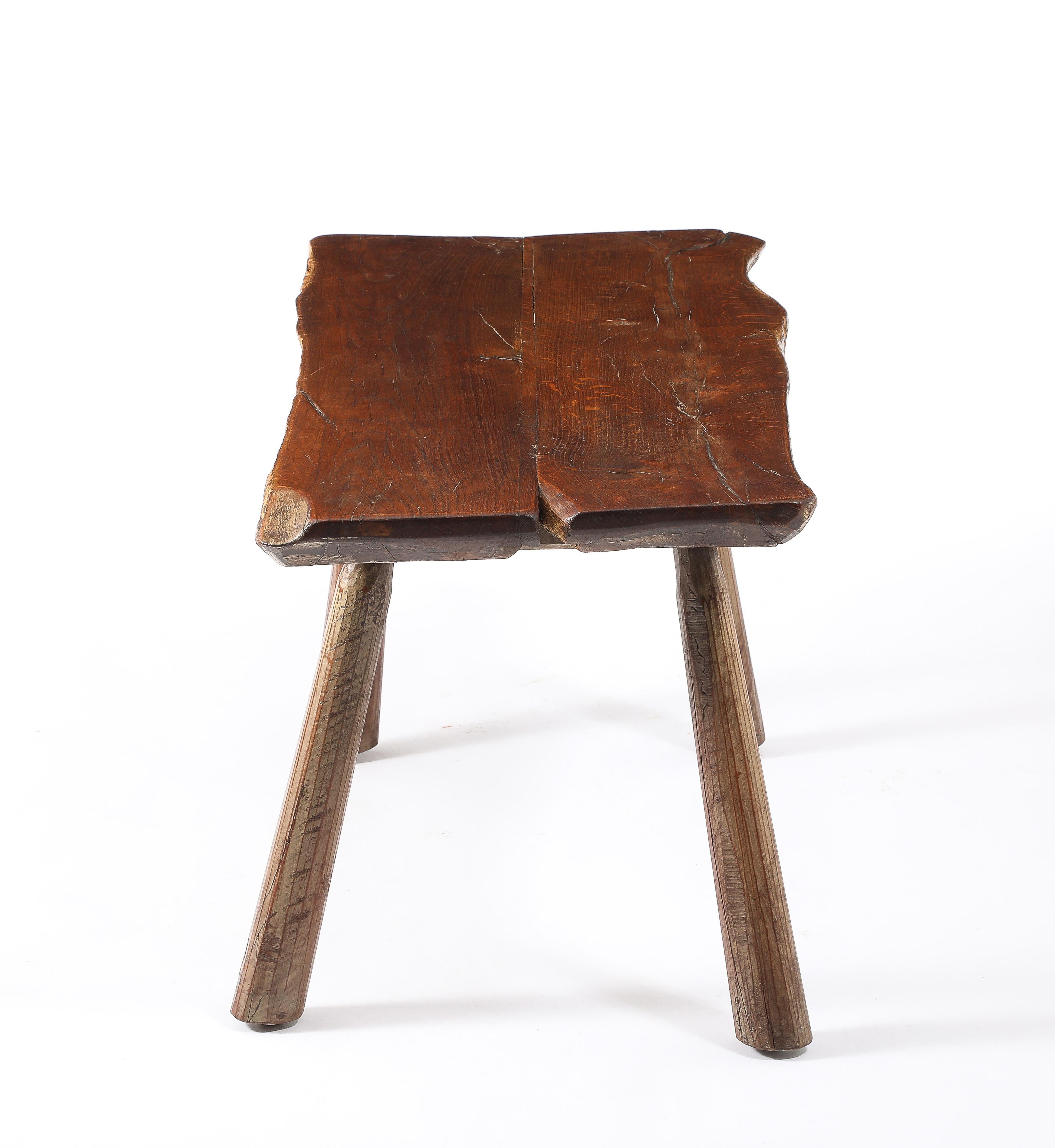 Français Table basse rustique, France, années 1950 en vente