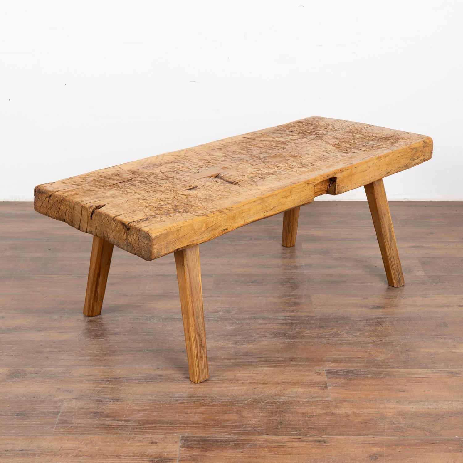 Rustic Coffee Table from Hungary, circa 1890 For Sale 4
