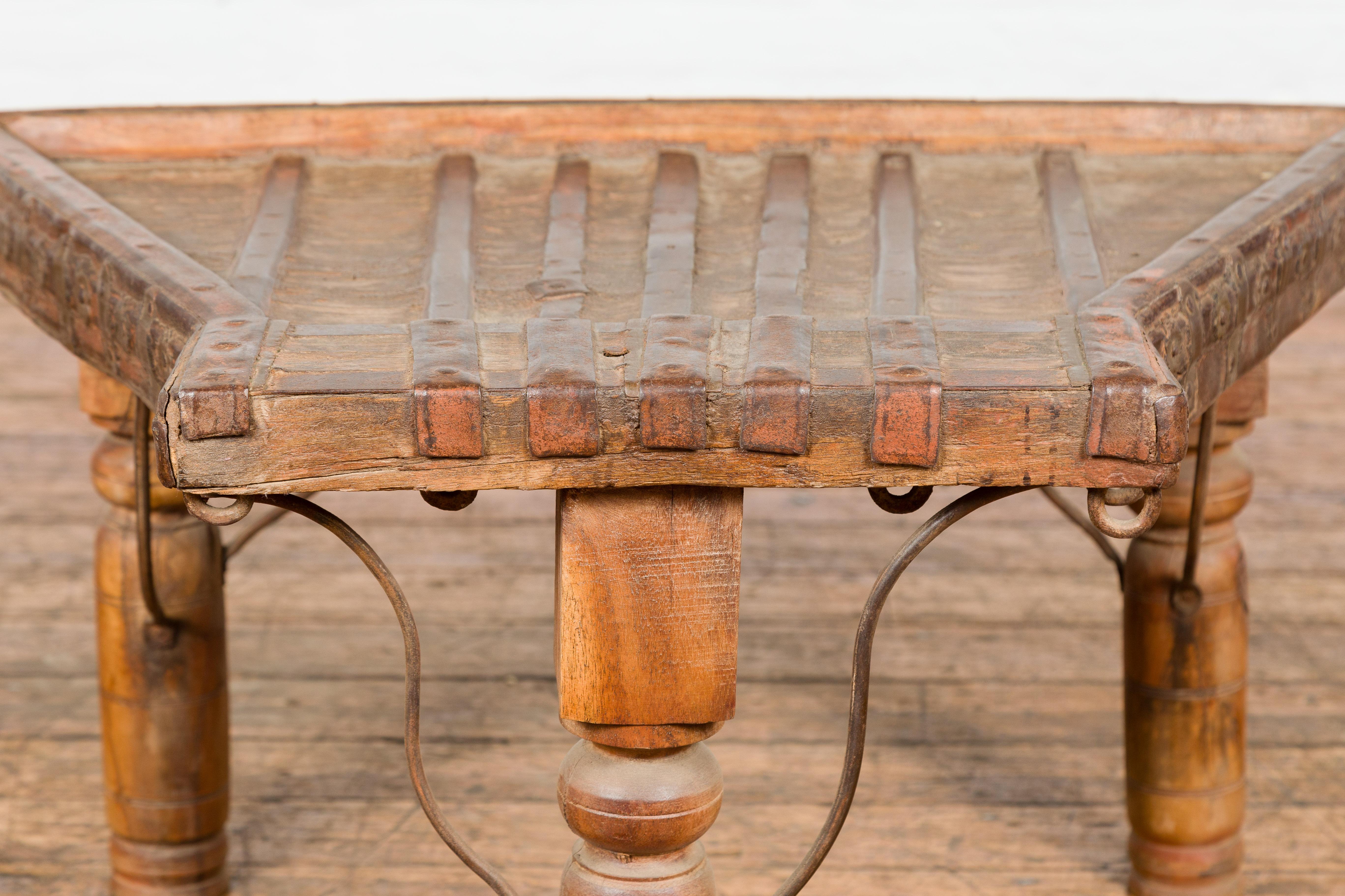 bullock cart center table