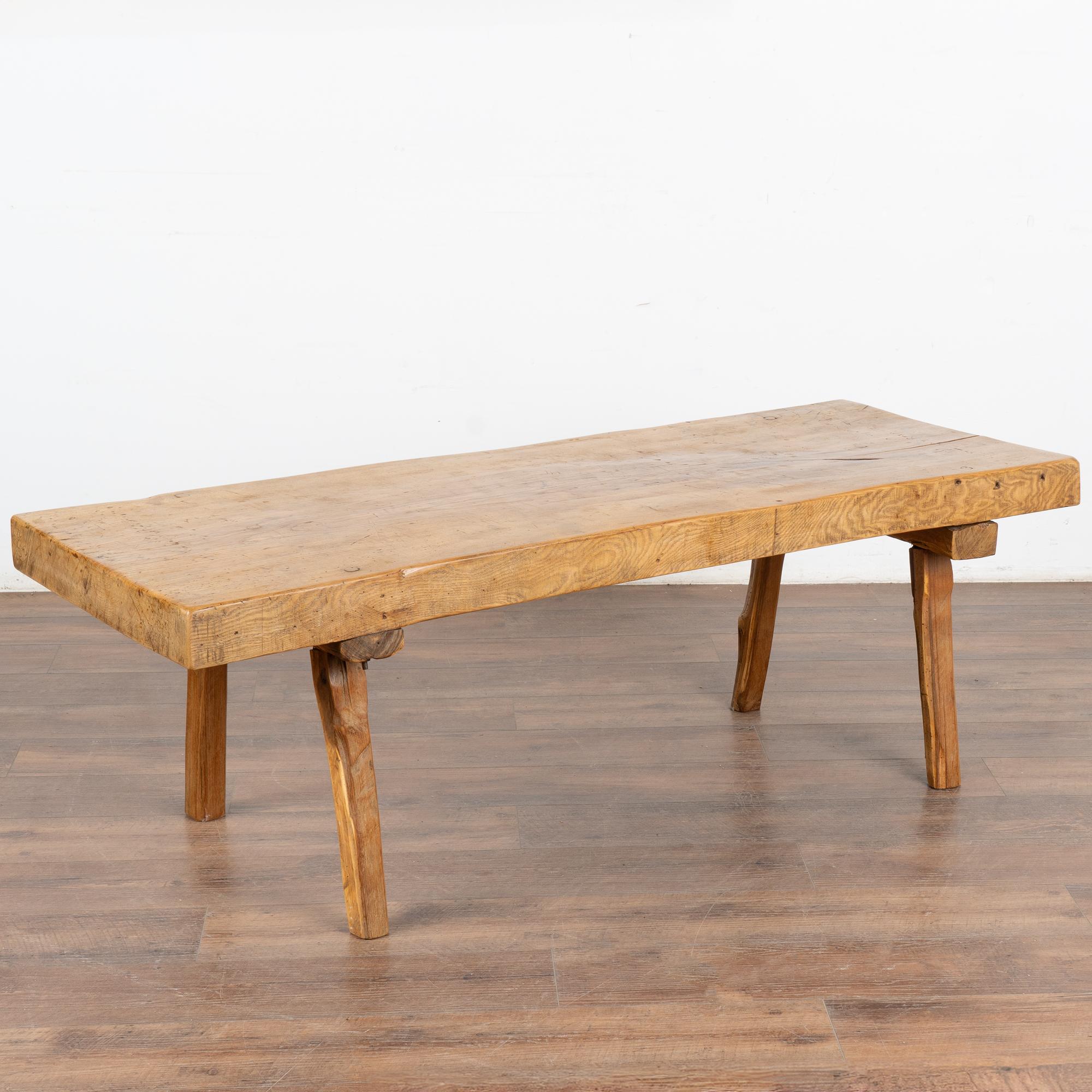 Rustic Coffee Table on Peg Legs, Hungary circa 1890 For Sale 3
