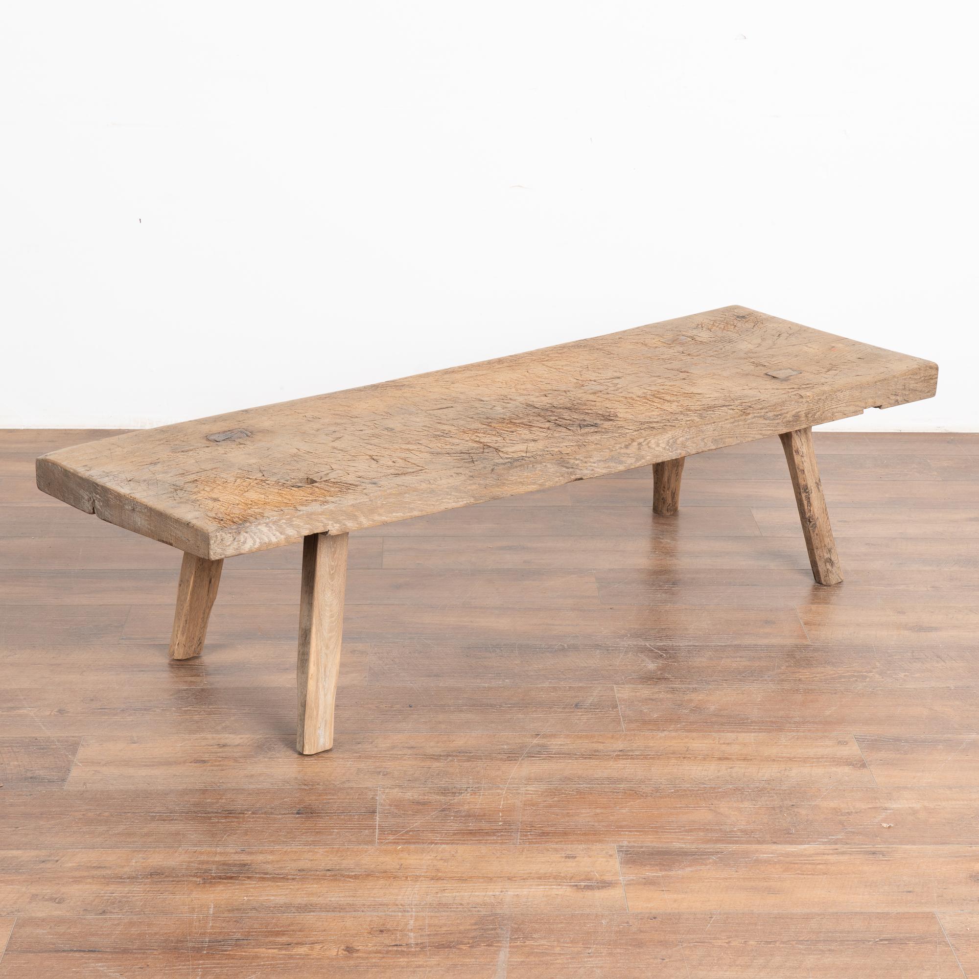 Rustic Coffee Table With Peg Legs, Hungary circa 1890 For Sale 3