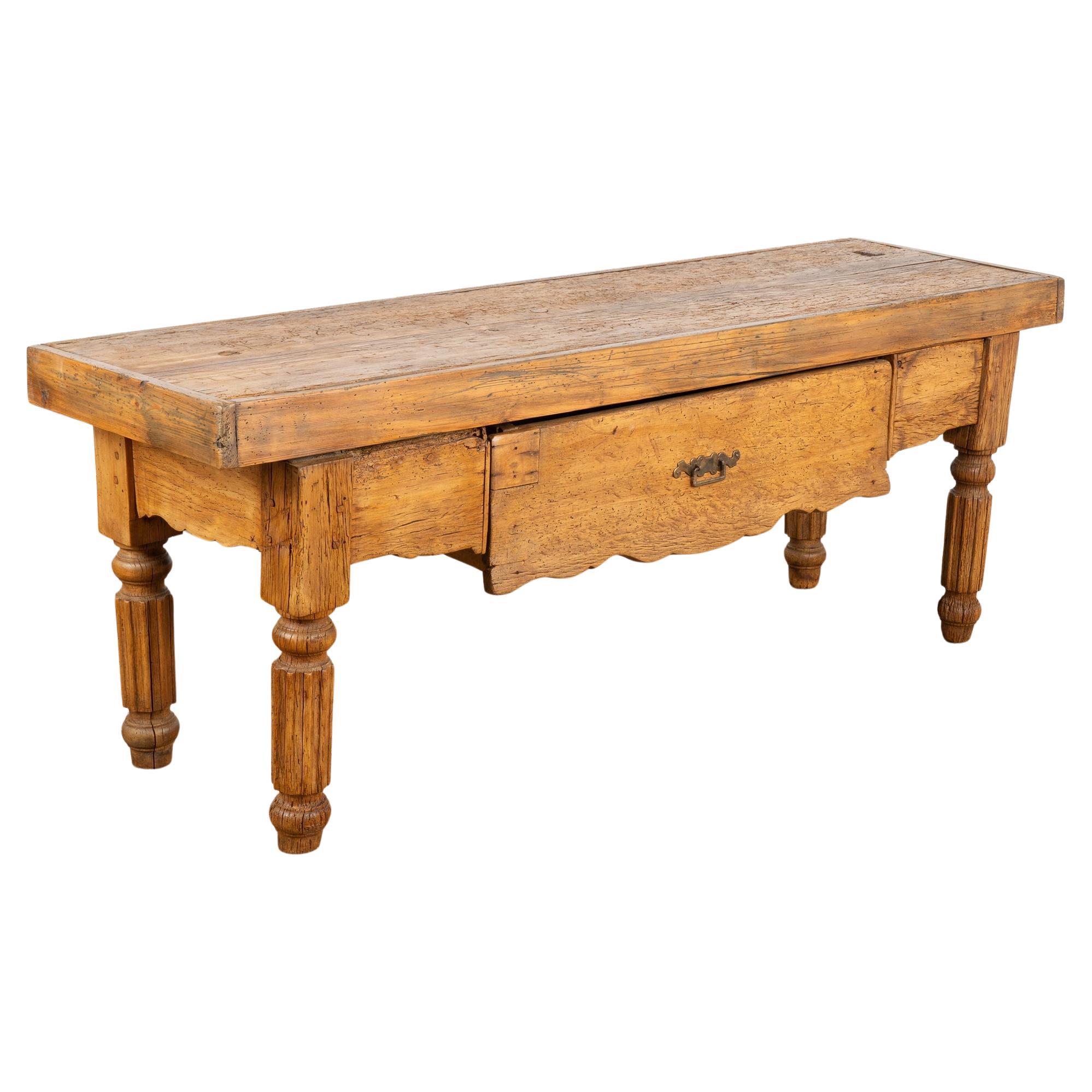 Rustic Console Table from France, circa 1840-60