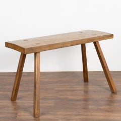 Rustic Console Table With Peg Legs, Hungary circa 1890