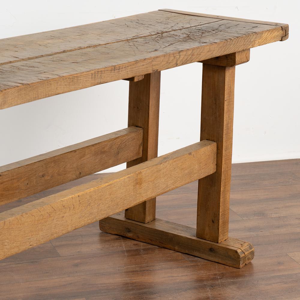 19th Century Rustic Console Table Work Table from Hungary, circa 1890
