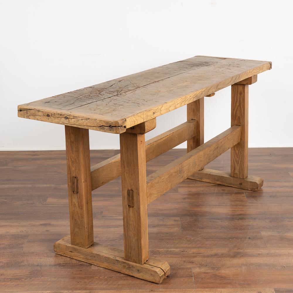 Rustic Console Table Work Table from Hungary, circa 1890 2
