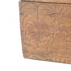 Rustikale Box aus Nussbaumholz